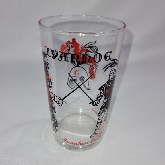 Ivanhoe Vintage 1950s Battles Sir Maurice Drinking Glass 4.5" Collectible Cup - Picture 2 of 2